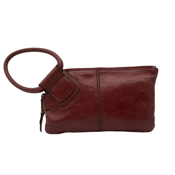HOBO Handbags - HOBO Sable Leather Ring-Handle Wristlet